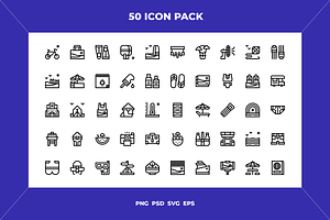 Summer icons, an Outline Icon by Wencory