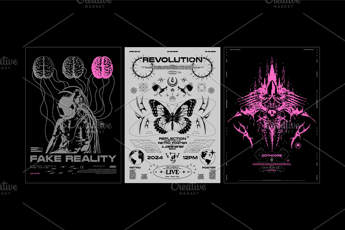 BRUTALISM PRINTS // POSTERS, an Object Graphic by BonkiStudio (Photo 10 of 12)