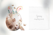 Happy Easter Spring Set, an Animal Illustration by Ann Art Houze (Thumbnail 17 of 17)