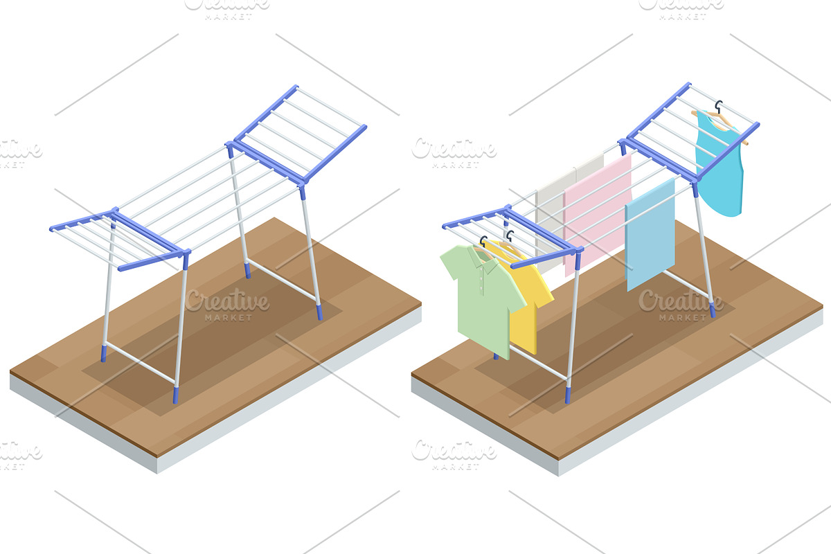 Isometric illustration of a folding, an Object Illustration by Golden Sikorka