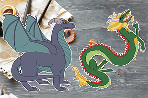 16 Mythical Creatures Clip Art