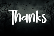 Spooky | Script Font, a Script Font by Scratchones (Thumbnail 8 of 8)