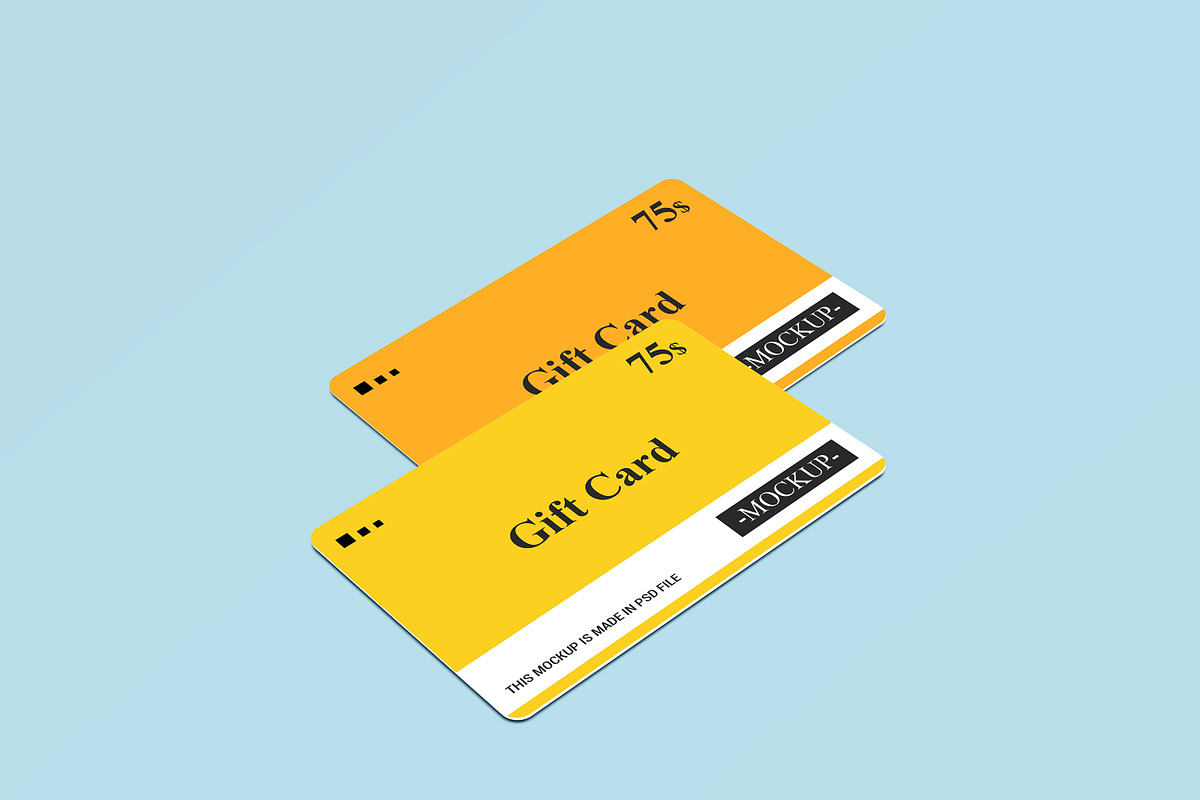 Gift Card Mockup Design, a Print Template by alimran24 (Photo 13 of 33)