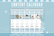 Instagram Planner Google Sheets, a Marketing Template by SunshineStudioBoutique (Thumbnail 1 of 9)