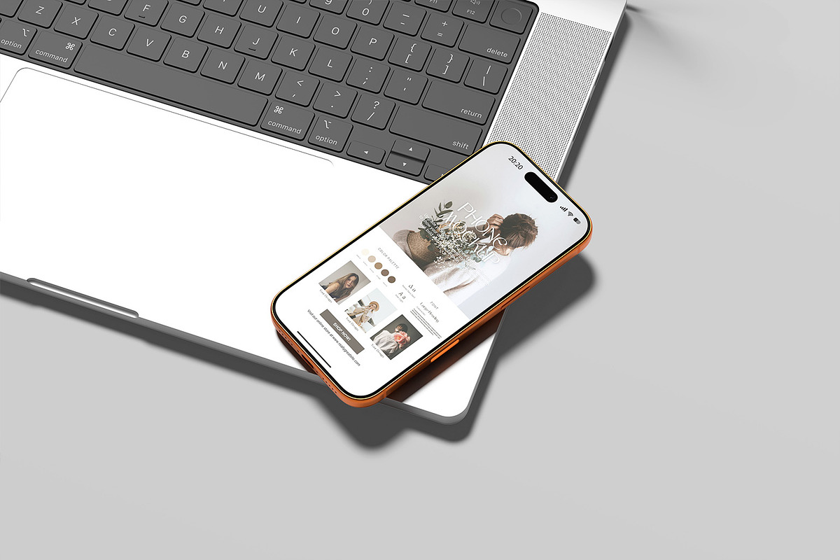 iPhone 17 Pro Mockup, an iPhone Mockup by graphicsecond (Photo 3 of 6)