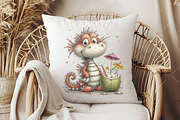 Whimsical Summer Seahorse Clipart, an Illustration by OK Design (Thumbnail 5 of 6)