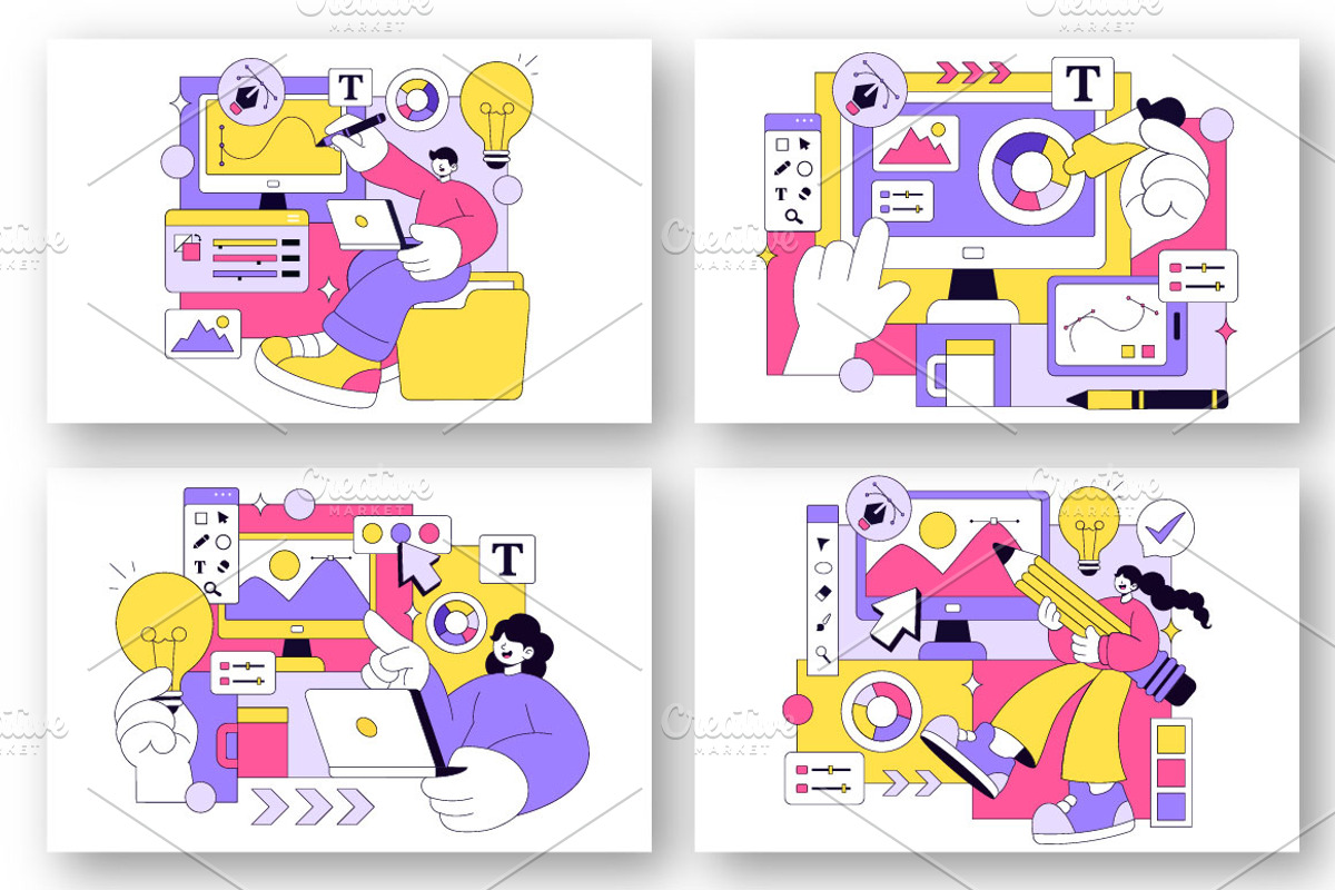 10 Graphic Design Illustration, a Decorative Illustration by denayunebgt (Photo 2 of 4)