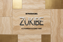 Zukibe | Elegant Modern Serif Font f