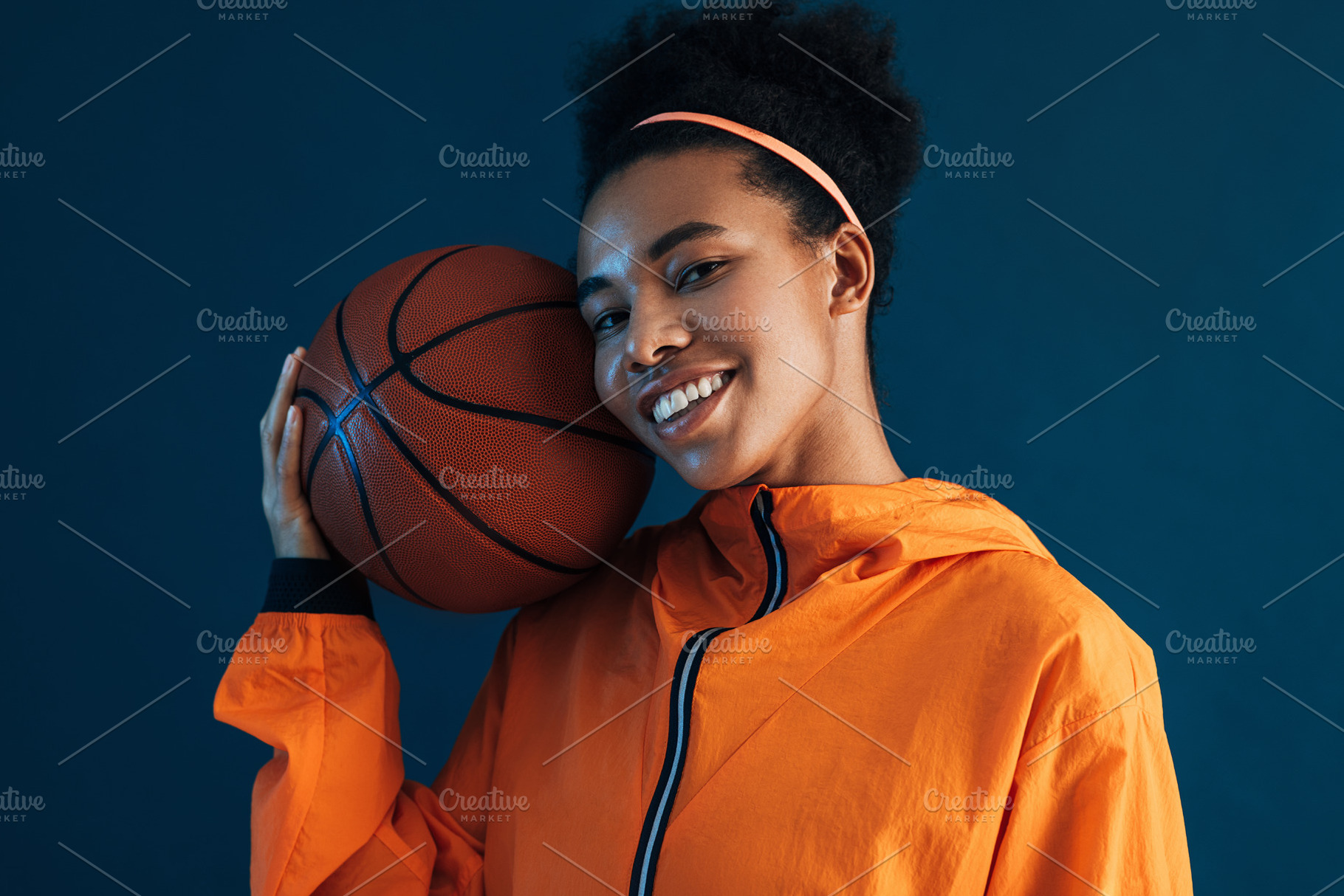 Portrait of smiling female, a Sports & Recreation Photo by Artem Varnitsin