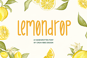 Lemondrop - Handwritten Font, a Script Font by Creavibes Design (Thumbnail 1 of 8)