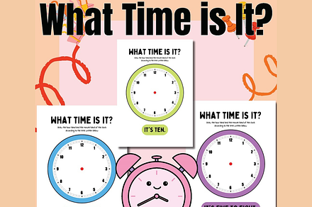 What Time is It? Activity Worksheets