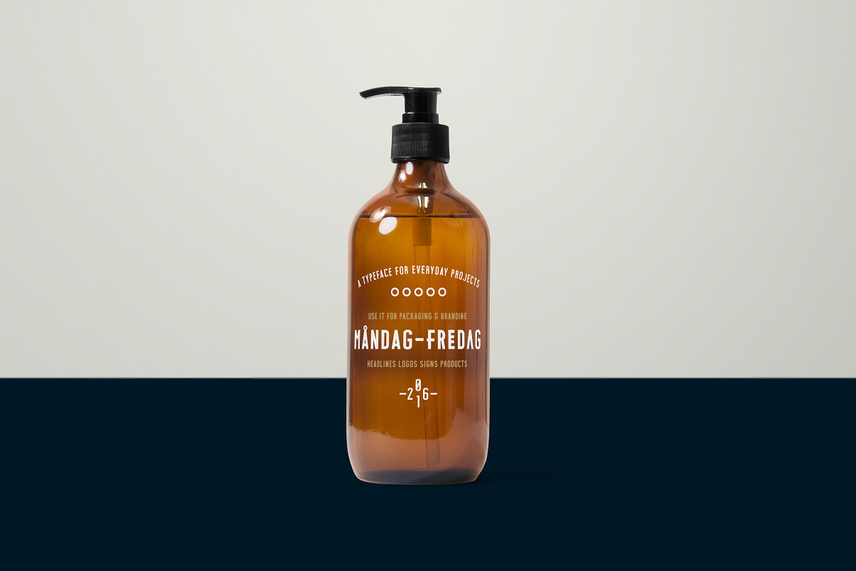 MÅNDAG - FREDAG Typeface preview 2