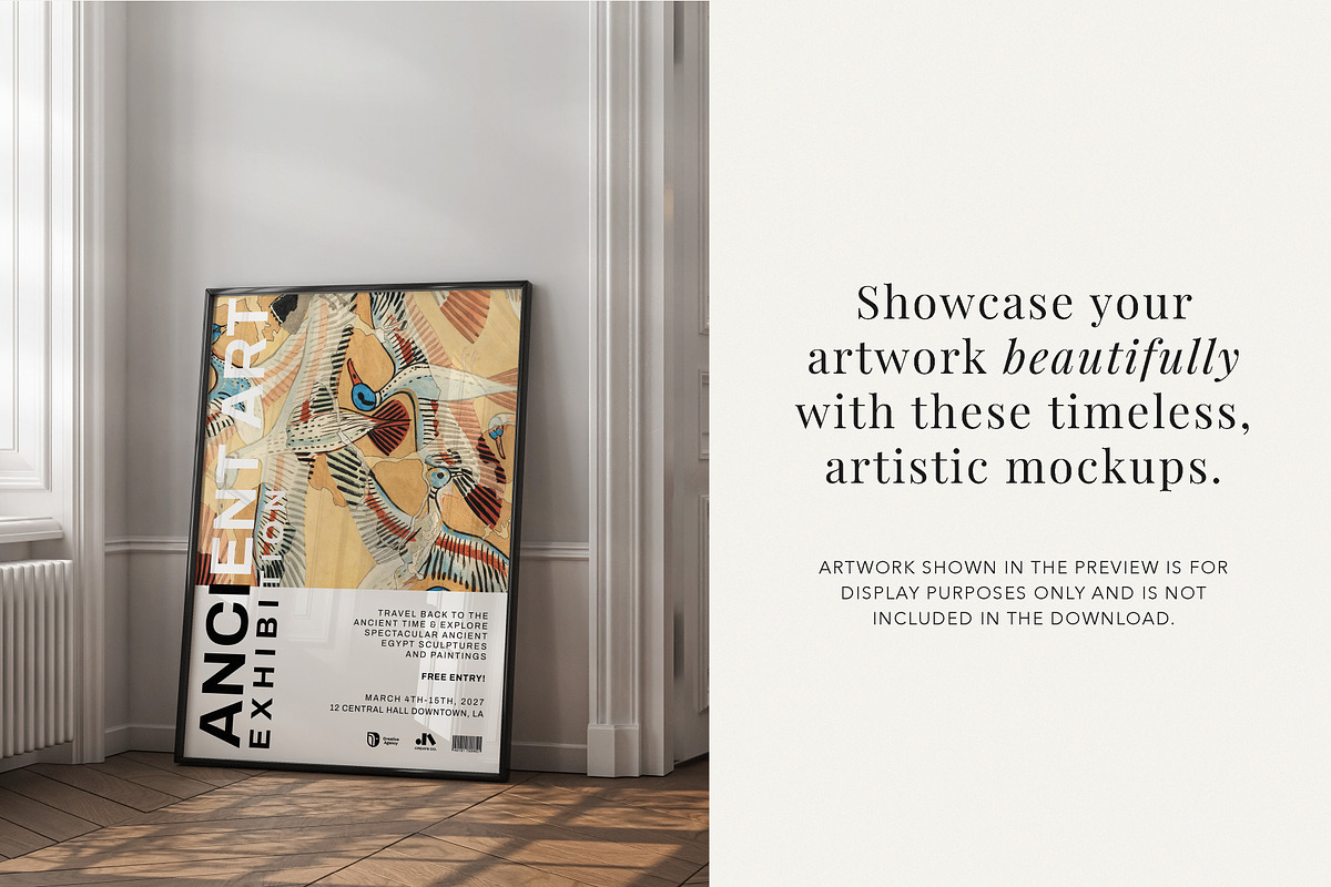 Black Elegant Frame Mockup, a Mockup by Paper Flowers Studio (Photo 4 of 5)