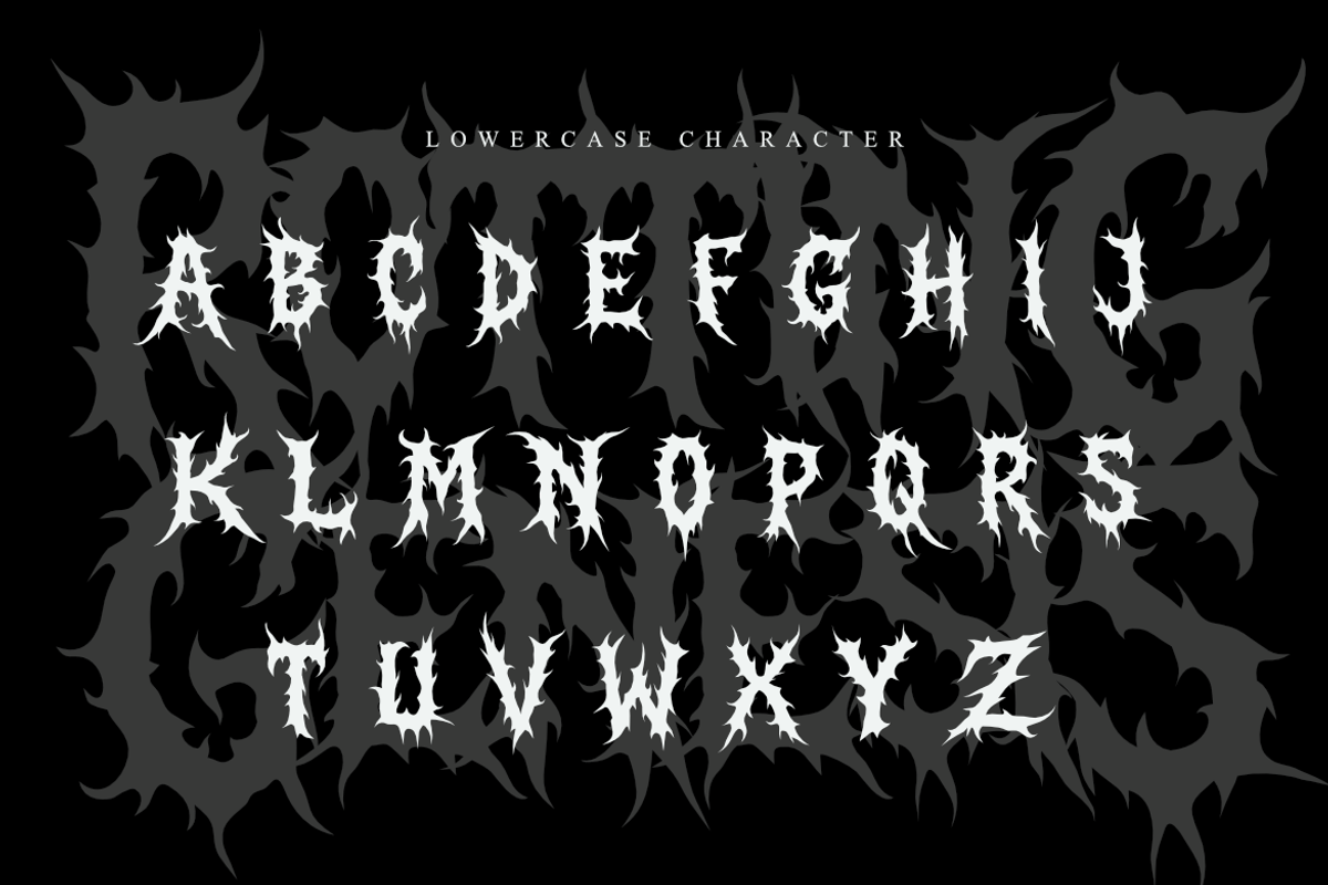 Rotting Genesis | Brutal Death Metal, a Symbol Font by Masyafi Studio (Photo 8 of 9)