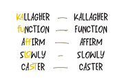 Levand Kastors Handwritten Display, a Handwritten Font by Maulana Creative (Thumbnail 3 of 7)