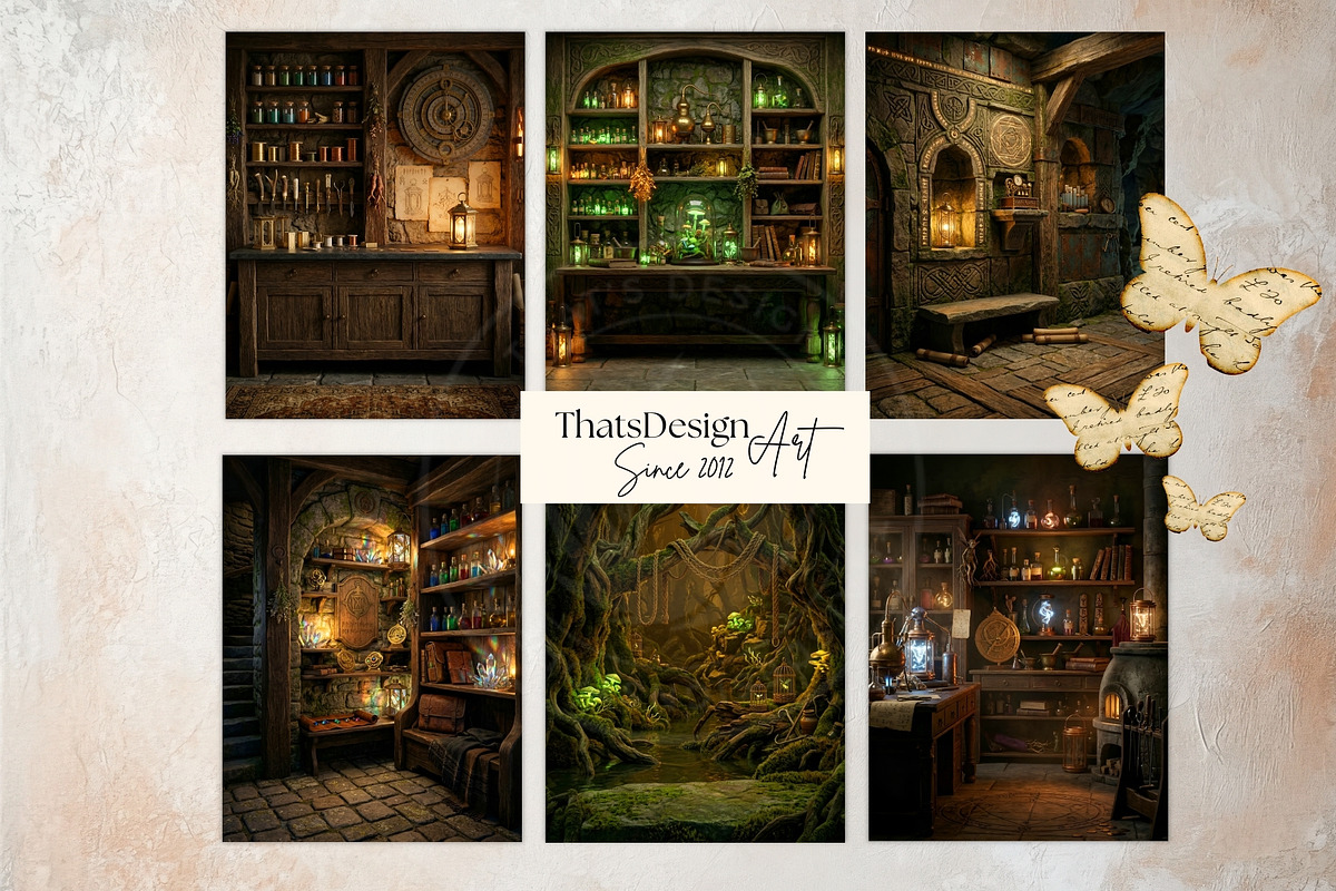 The Lantern Guild Backdrops, a Background Graphic by ThatsDesignArt (Photo 12 of 13)