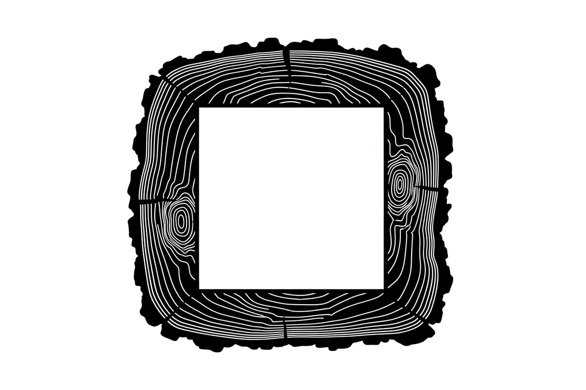 Rustic Wood Slice Frame Bundle, an Illustration by yasushie (Photo 24 of 31)