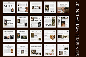 NEWSPAPER SOCIAL MEDIA CANVA PACK