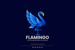 Flamingo Colorful Logo