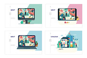 Company website vector Illustrations, a Work Illustration by Grivina's shop (Thumbnail 26 of 26)