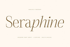 Seraphine Modern Font Serif