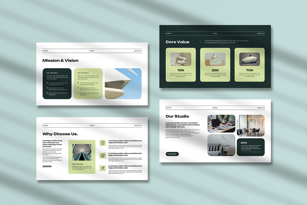 Portfolio Design Template, a Design Template by Pradaxa (Photo 3 of 5)