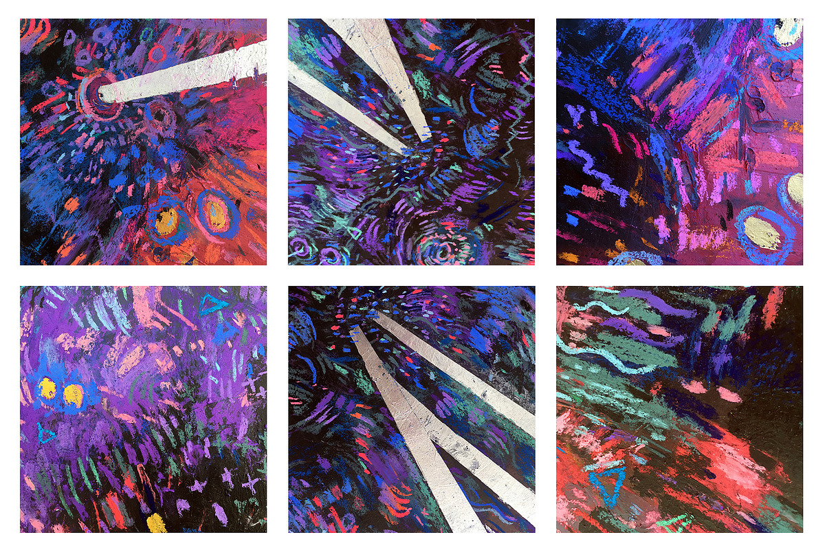 Hand-Painted Pastel Collection, a Texture Graphic by Oleg and Katja (Photo 4 of 15)