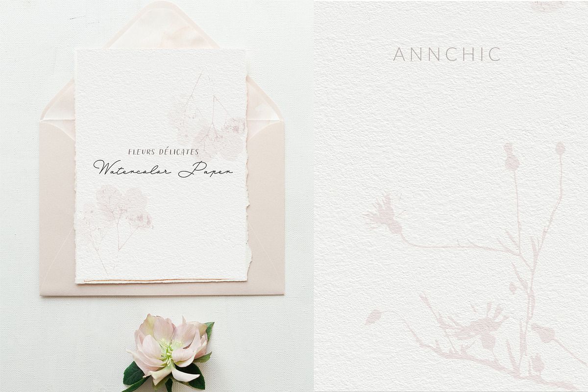 BUNDLE Floral watercolor paper, a Texture Illustration by Anna Sokol (Photo 30 of 71)