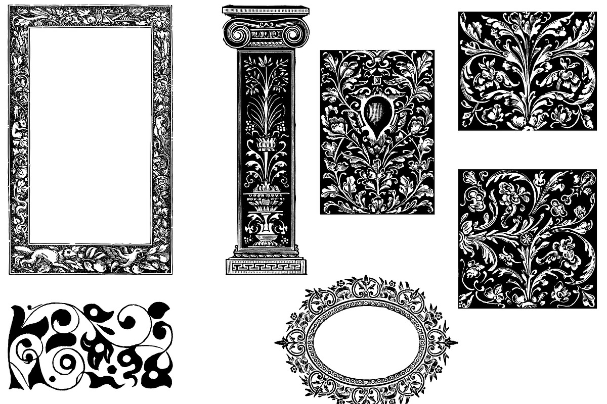 Procreate Frames & Ornaments brushes, a Brush Add-On by AW Studios (Photo 5 of 8)
