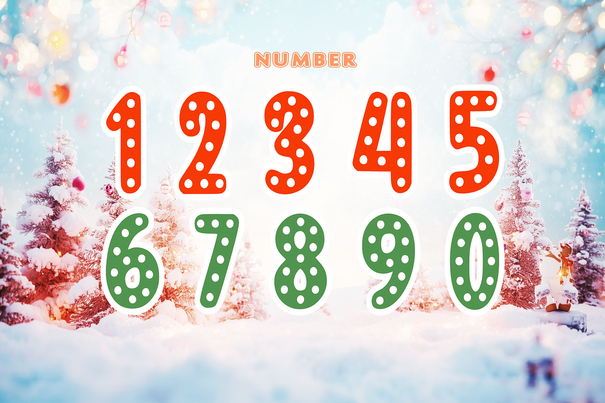 Christmas Season - Decorative Font, a Font by KiddoGlyphs Studio (Photo 5 of 5)