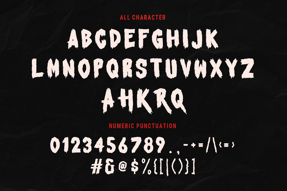 Krrraw Brush Handmade Display Font, a Handwritten Font by Maulana Creative (Photo 6 of 7)