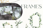 Eucalyptus watercolor leaves clipart, a Decorative Illustration by Yuliya Derbisheva (Thumbnail 4 of 15)