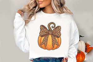 pumpkin coquette PNG, Halloween png, an Illustration by Watercolor design