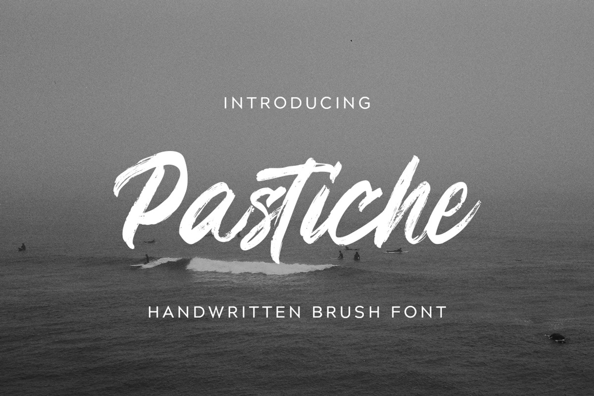 Pastiche – Handwritten Brush Font, a Handwritten Font by MERCI STUDIO (Photo 1 of 8)
