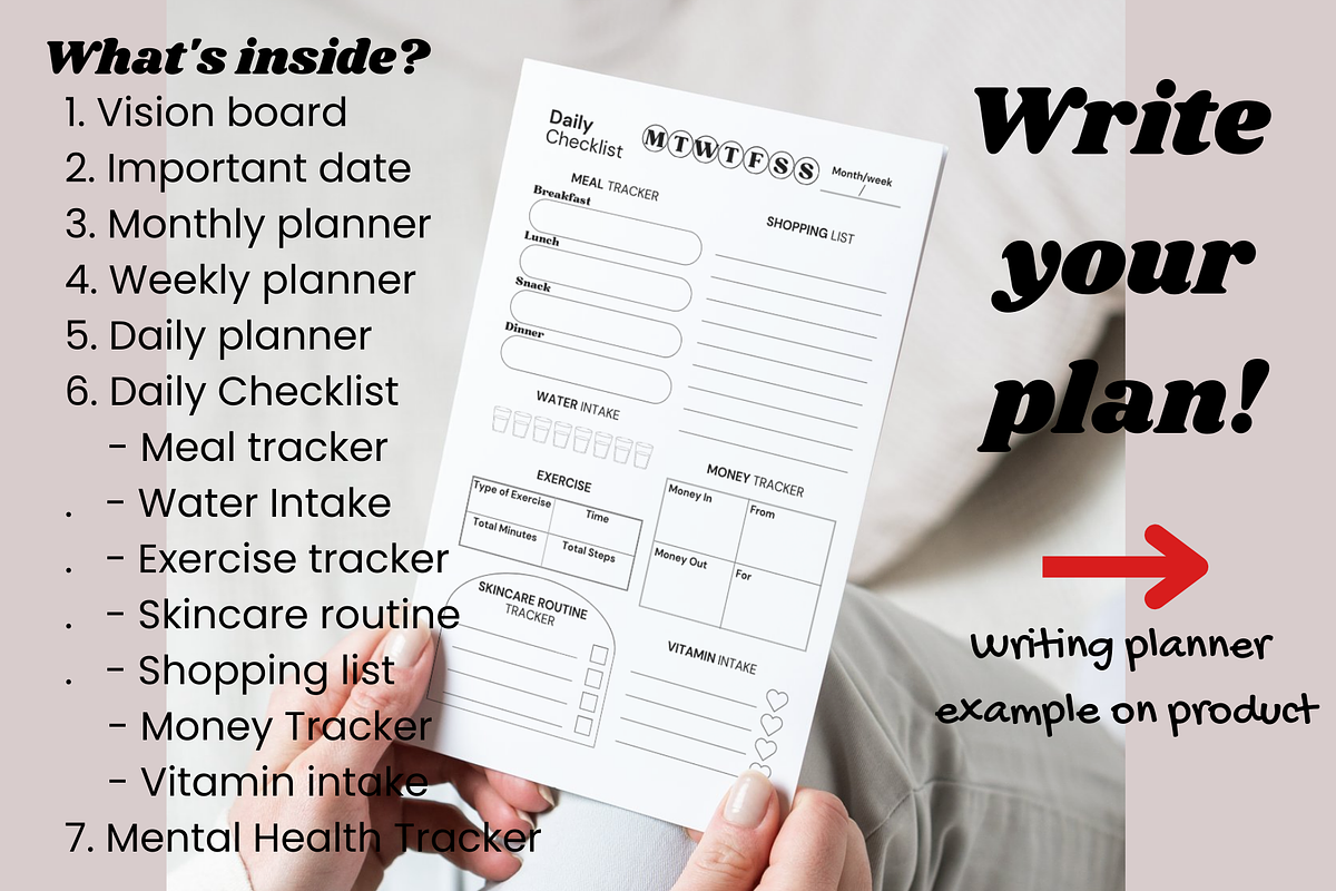 Planner / Journal Templates, a Templates & Theme by EffahArt (Photo 2 of 7)