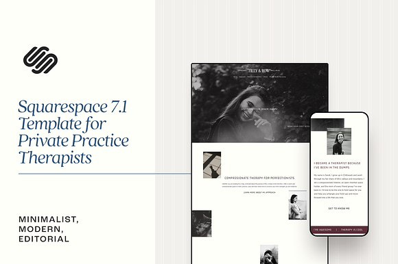 Squarespace Template for Therapists preview 7