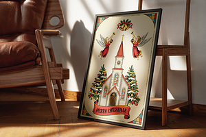 Christmas Blessings Poster & Cards