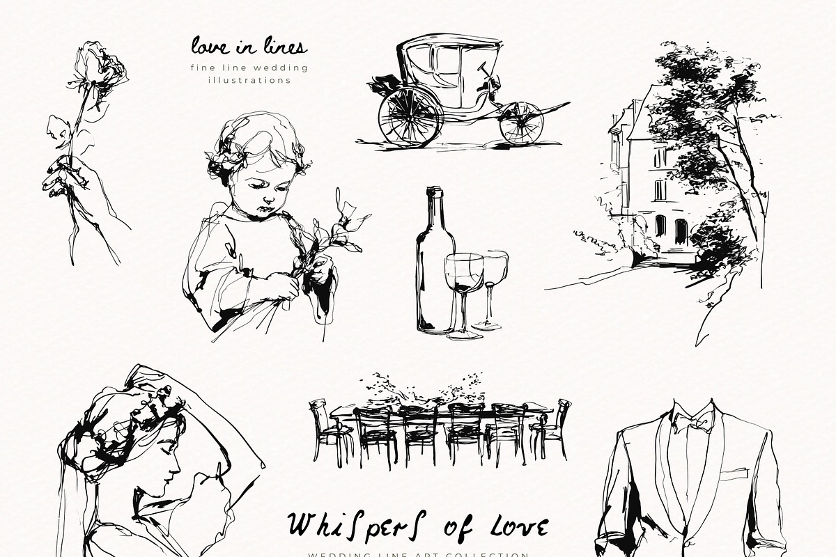 Whispers of Love – Wedding Fine Art, a Decorative Illustration by PeDe Designs (Photo 9 of 13)