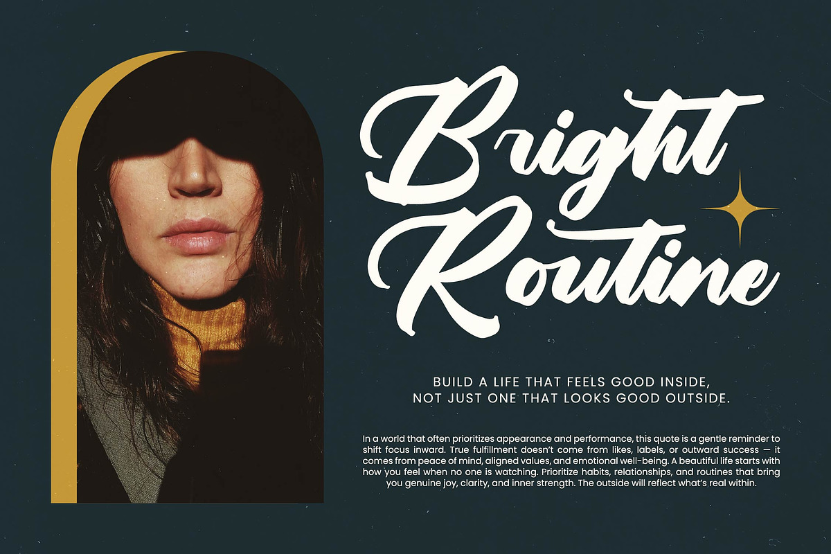Yulinta Satin Bold Calligraphy Font, a Script Font by Letterena Studios Script (Photo 6 of 20)