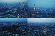 Tokyo Aerial Cityscapes Photo Bundle preview 5