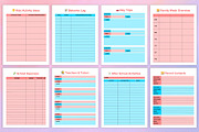 Mom Planner Canva, a Print Template by Designmela01 (Thumbnail 6 of 8)