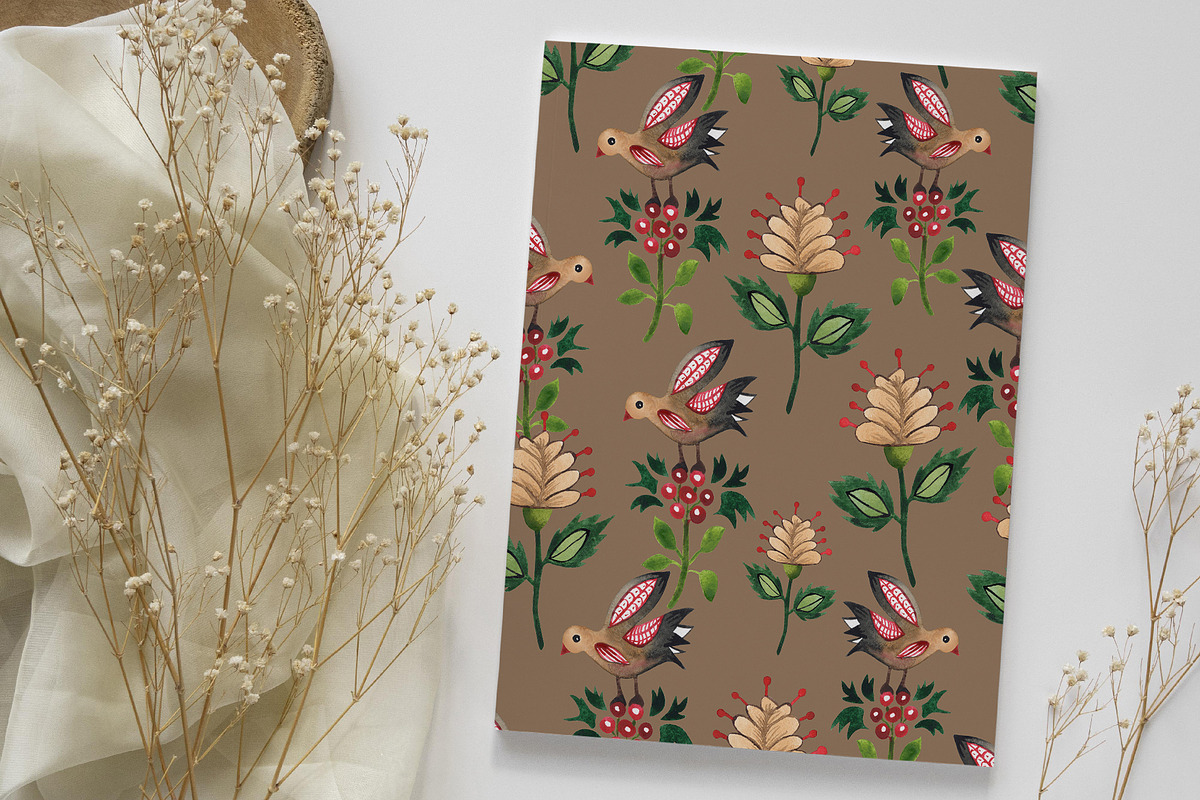 Decorative Ukrainian Flowers, a Decorative Illustration by Design X0 (Photo 12 of 15)