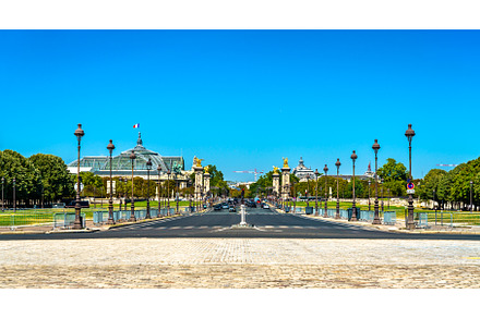 Avenue of Marechal Gallieni and, an Architecture Photo by Leonid Andronov