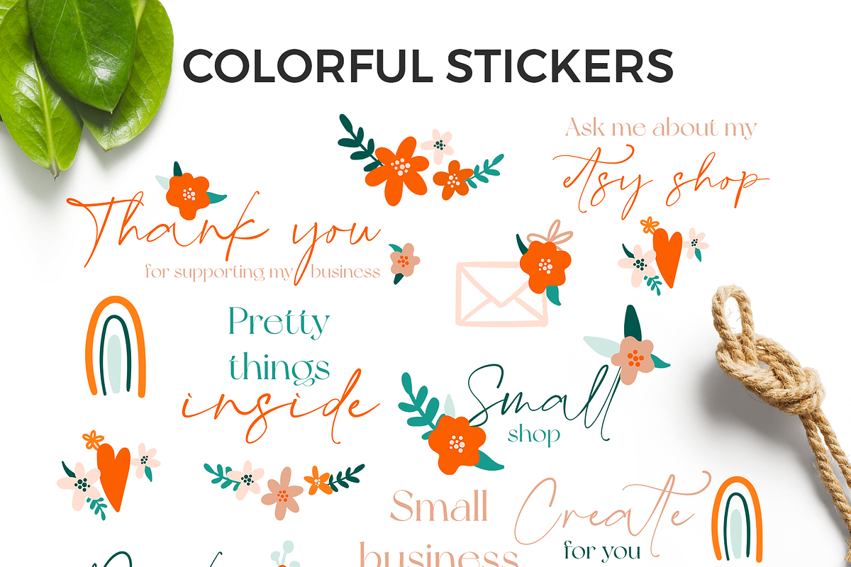 Thank you marketing pack for creator, a Stationery Template by Beauty Drops (Photo 3 of 9)