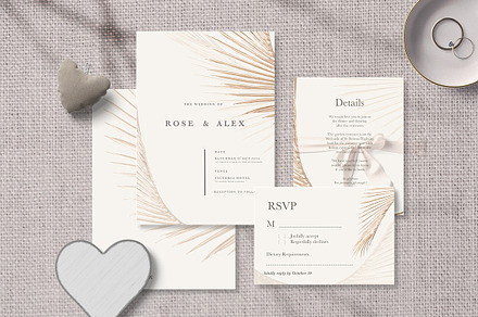 Rose & Alex (Rustic), an Invitation Template by EvitePapery