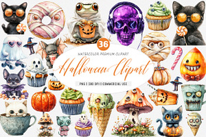 Halloween Sublimation Clipart Design, an Illustration by SinaCreation