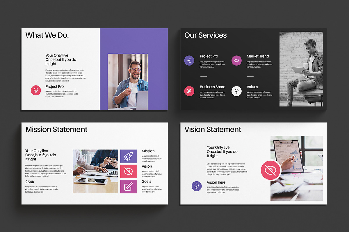 Annual Report Presentation Template, a Presentation Template by E-Type (Photo 3 of 5)