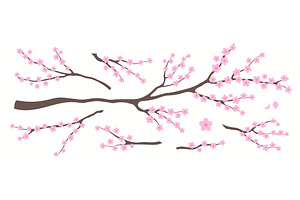 Plum blossoms, flowers, tree, an Object Illustration by sceptical cactus