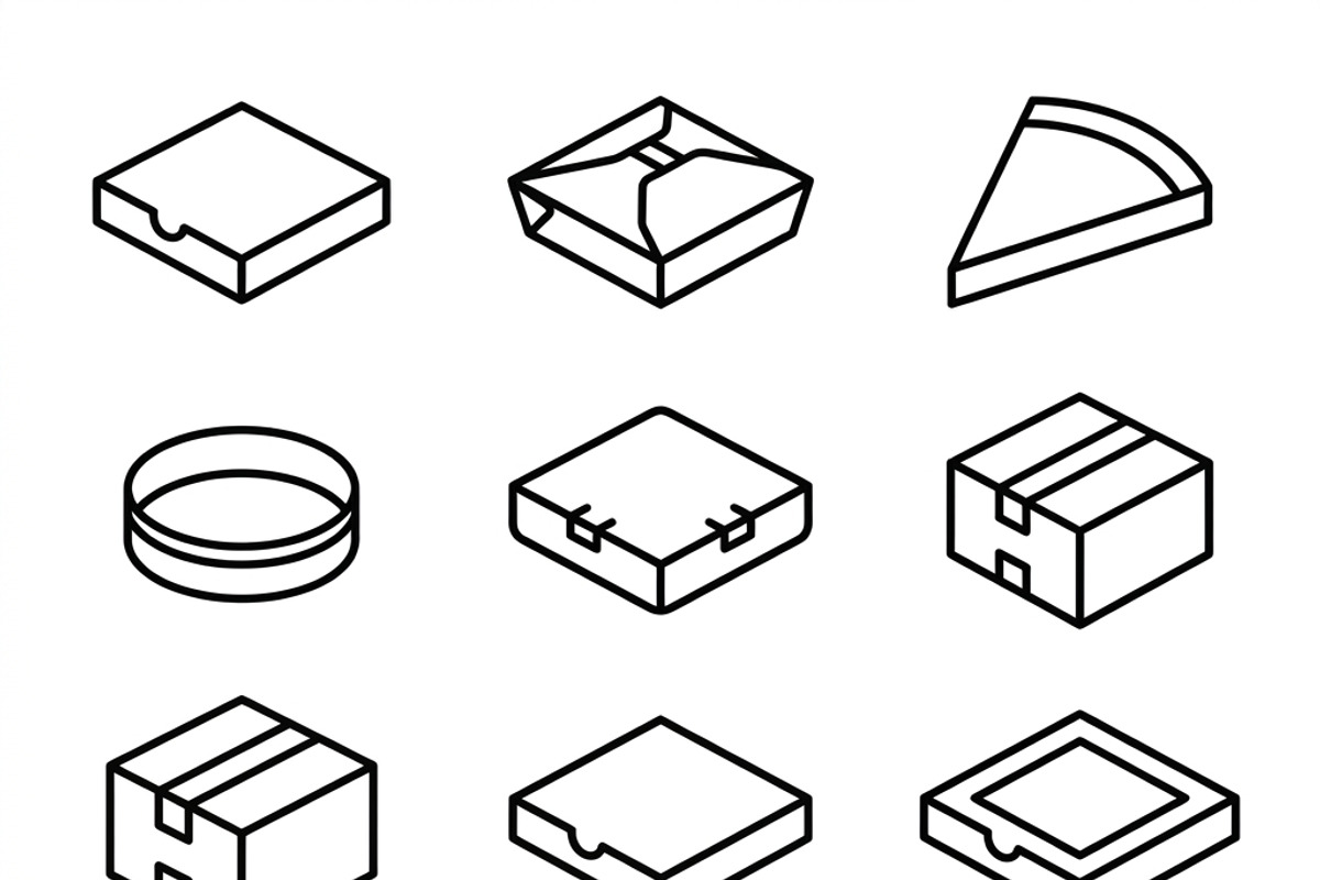 400 Pizza Shop Outline Icons, an Outline Icon by adenpinkstore (Photo 7 of 8)