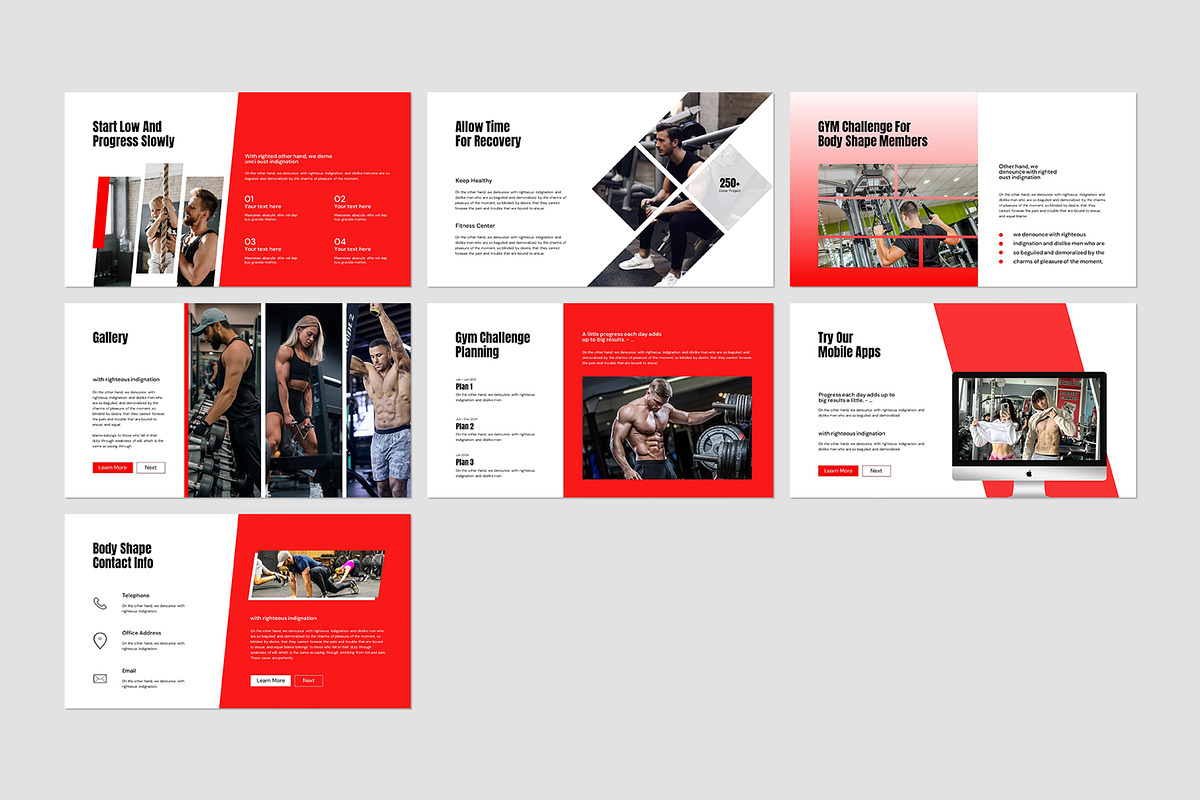 Make Your Body Shape Template, a Presentation Template by evgenystudio (Photo 8 of 8)